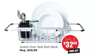 Kitchen Stuff Plus Avanti over sink dish rack offer
