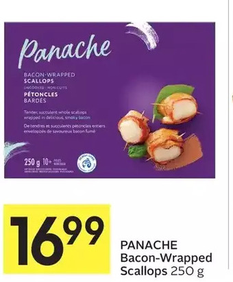 Foodland Panache bacon-wrapped scallops offer