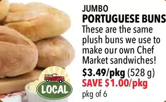 Farm Boy Jumbo portuguese buns offer