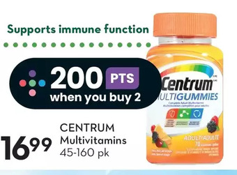 Sobeys Centrum multivitamins offer