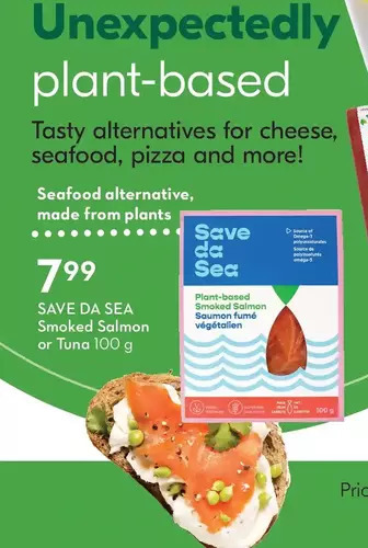 Sobeys Save da sea smoked salmon or tuna offer