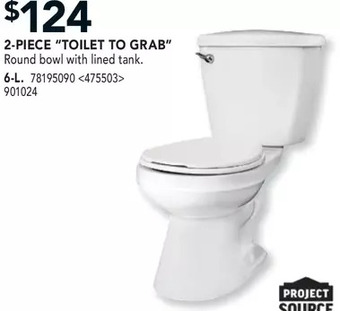 Lowe's 2-piece "toilet to grab" offer