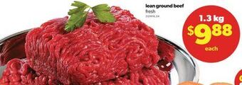 Real Canadian Superstore Lean ground beef, 1.3 kg offer
