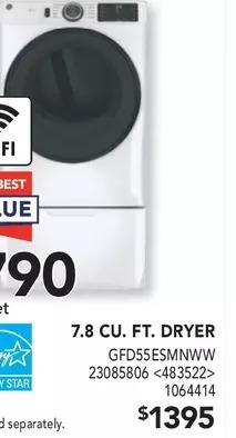RONA 7.8 cu. ft. dryer offer