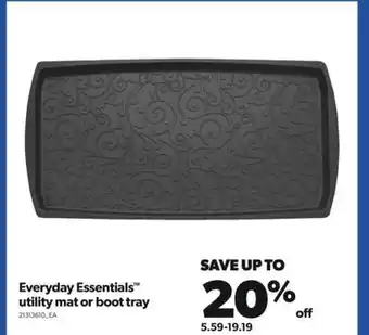 Real Canadian Superstore Everyday essentials™ utility mat or boot tray offer