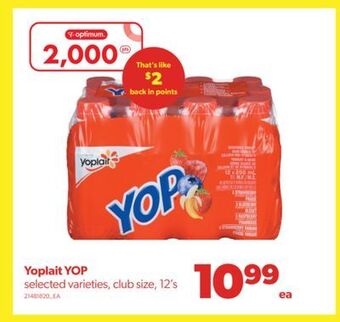 Real Canadian Superstore Yoplait yop, 12's offer