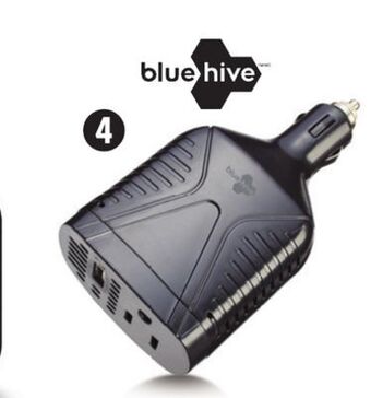 Canadian Tire Bluehive 75w inverter with usb power outlet offer