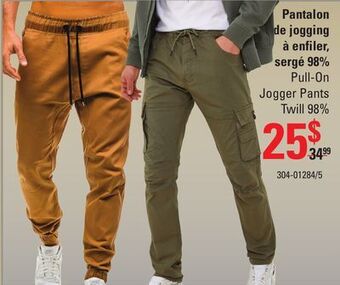 Sushi Shop Pull-on jogger pants twill 98% offer