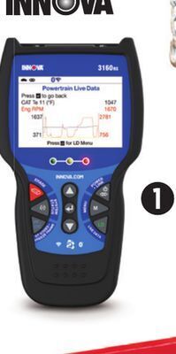Canadian Tire Innova 3160rs obd2 diagnostic scan tool with abs, epb and srs offer