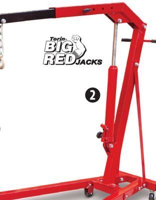 Canadian Tire Big red 1-ton shop crane offer