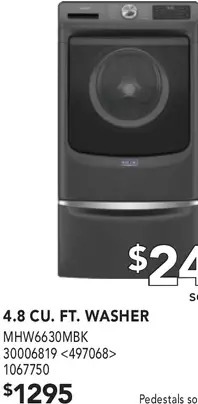 Maytag 4.8 cu. ft. washer