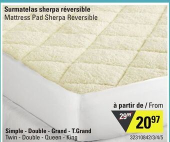 Sushi Shop Mattress pad sherpa reversible offer