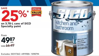 RONA Sico specialty paint offer