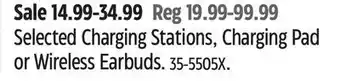 Canadian Tire Selected charging stations, charging pad or wireless earbuds offer
