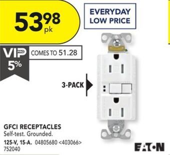 RONA Eaton gfci receptacles offer
