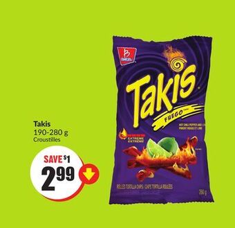 Chalo FreshCo Takis 190-280 g offer