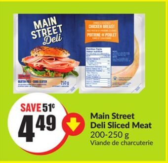 Chalo FreshCo Main street deli sliced meat 200-250 g offer