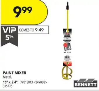 RONA Bennett paint mixer, 16" x 2.4" offer