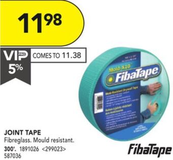 RONA Fibatape joint tape 300' offer