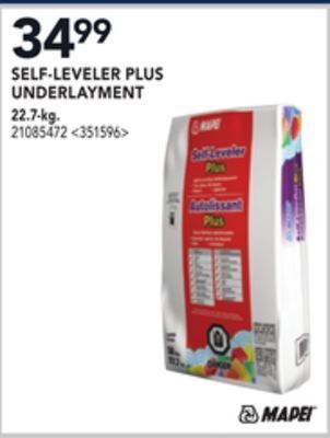 RONA Mapei self-leveler plus underlayment offer