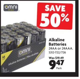 Home Hardware Alkaline batteries offer