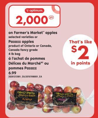 Valu-mart Pommes délices du marché ou pommes pazazz offer