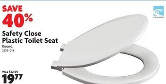 Home Hardware Safety close plastic toilet seat offer