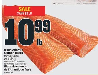 Valu-mart Filets de saumon de l'atlantique frais offer