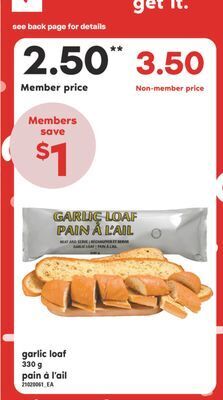 Valu-mart Pain à l'ail, 330 g offer