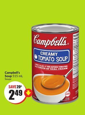 FreshCo Campbell's soup 515 ml offer