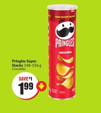 FreshCo Pringles super stacks 148-156 g offer