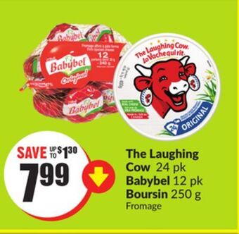 FreshCo The laughing cow 24 pk babybel 12 pk boursin 250 g offer