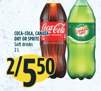 Marché Adonis Coca-cola, canada dry or sprite offer