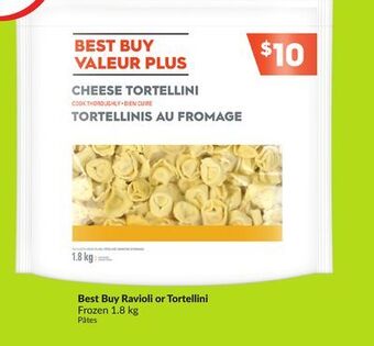 FreshCo Best buy ravioli or tortellini frozen 1.8 kg offer