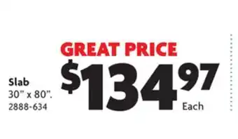 Home Hardware 30" x 80" monroe slab door offer