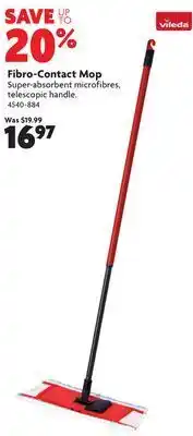 Home Hardware Fibro-contact floor mop offer