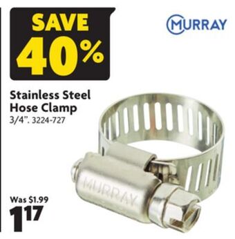 Home Hardware Stainless steel hose clamp offer