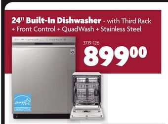 Home Hardware 24" built-in dishwasher offer