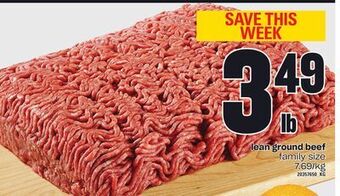 Zehrs Markets Lean ground beef offer