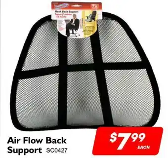 Factory Direct Debranded air flow back support offer