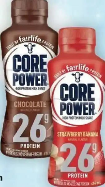 London Drugs Core Power High Protein Milk Shake 414ml offer
