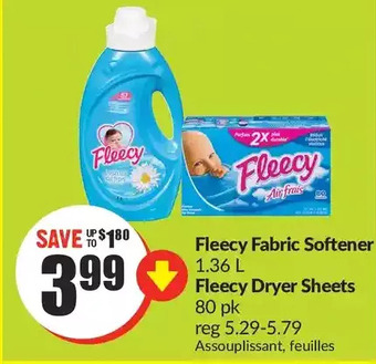 FreshCo Fleecy fabric softener | fleecy dryer sheets offer