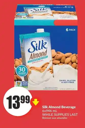 FreshCo Silk almond beverage offer