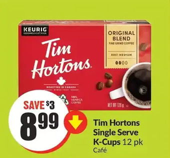 FreshCo Tim hortons single serve k-cups offer