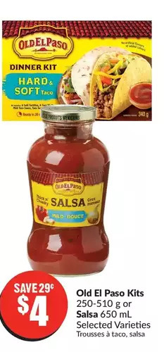 FreshCo Old el paso kits or salsa offer