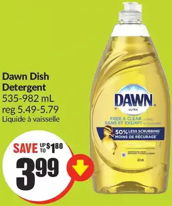 FreshCo Dawn dish detergent offer