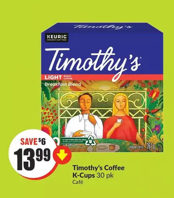FreshCo Timothy's coffee k-cups offer