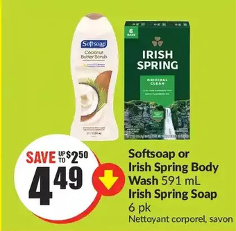 FreshCo Softsoap or irish spring body wash | irish spring soap offer