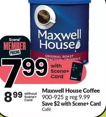 FreshCo Maxwell house coffee offer