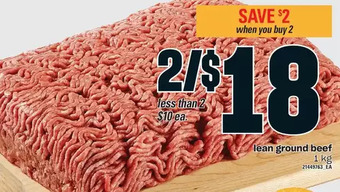 Loblaws Lean ground beef offer